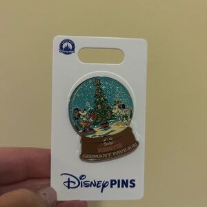 Disney Parks Epcot Christmas Germany Frohe Weihnachten Pin New